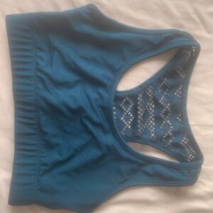 ZYIA Teal Lace Racerback Sports Bra